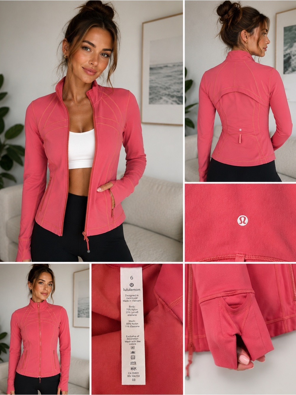 lululemon athletica Coral Define Jacket